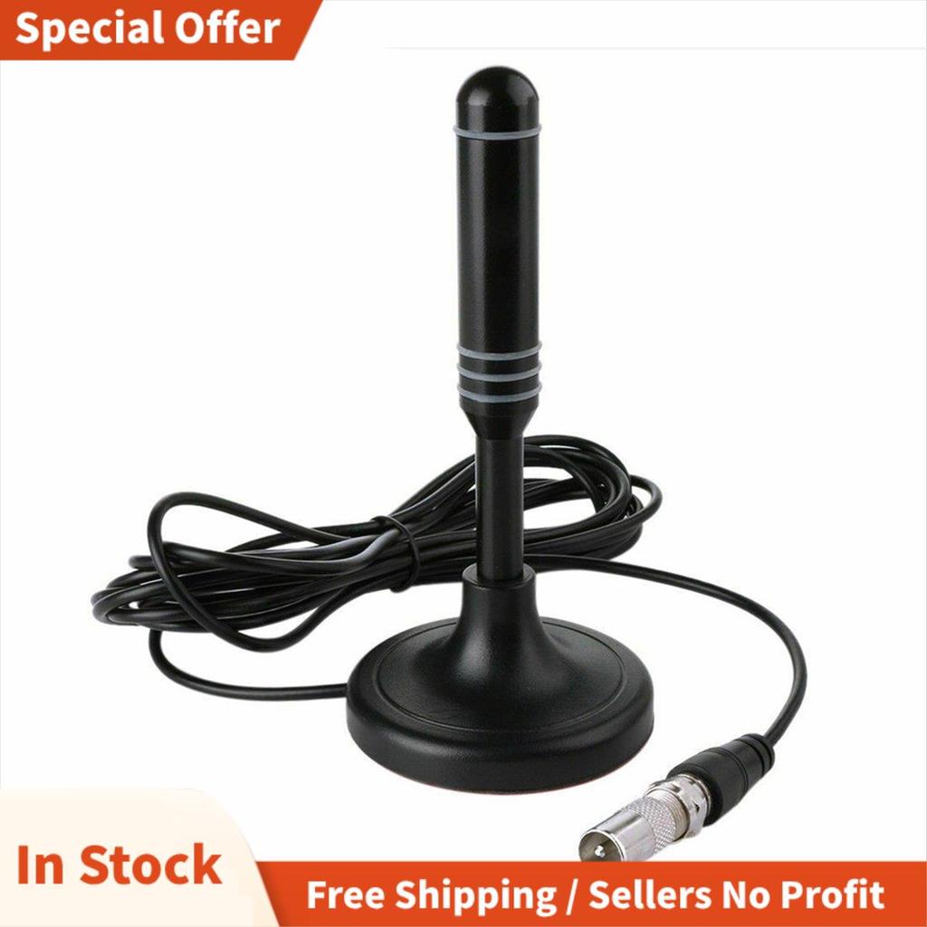 1 ชิ้นดิจิตอล HD Freeview เสาอากาศ HDTV เสาอากาศ 300 ซม. Coax, พลาสติกกันน้ํากลางแจ้งสําหรับ DVB-T D