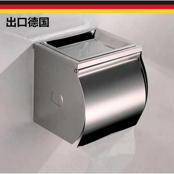 กล่องใส่กระดาษชำระสแตนเลส 304 กันน้ำ กล่องใส่กระดาษชำระสแตนเลส 304 แขวนในห้องน้ำ ตู้ใส่กระดาษทิชชู่ใ
