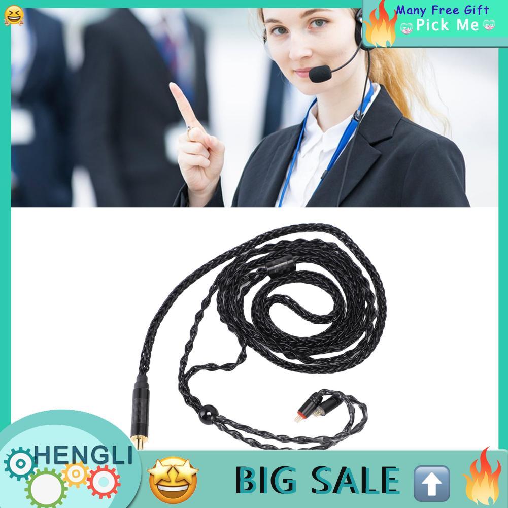 Hengli Hengli Gugxiom 4.4 มม.ถึง 2 พิน IEM สายหูฟัง 16 Core Silver Plated เปลี่ยนอัพเกรดเสียงสำหรับ 