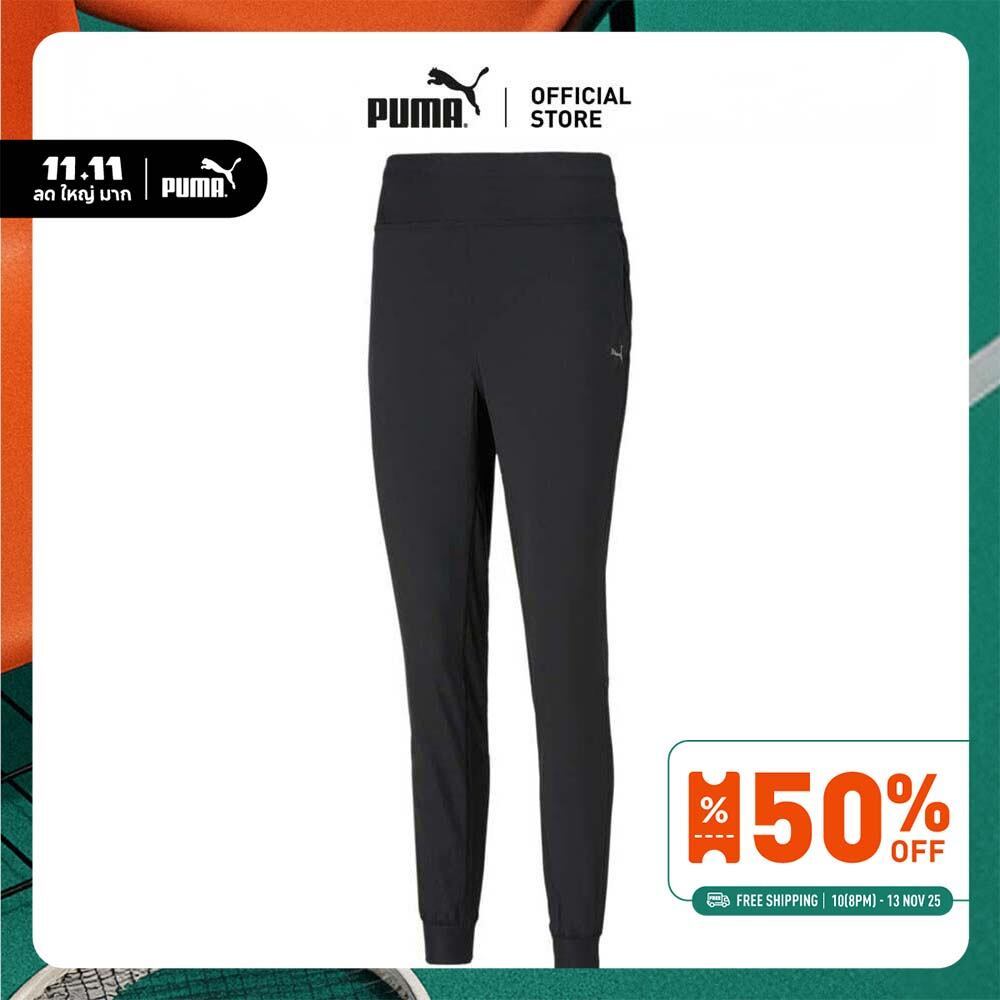 PUMA RUNNING - กางเกงวิ่งผู้หญิง Favourite Tapered สีดำ - 52019201