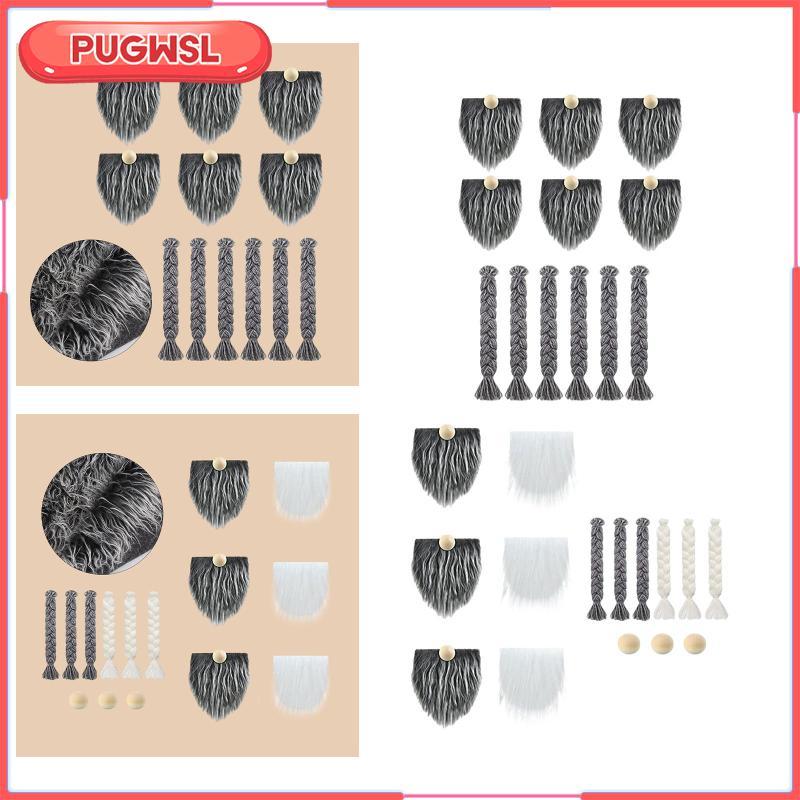 ชุดคอสเพลย์ Gnome ทำจากผ้าเทียม มีเคราและจมูกลูกบอล เพิ่มความสนุกในการแต่งตัว