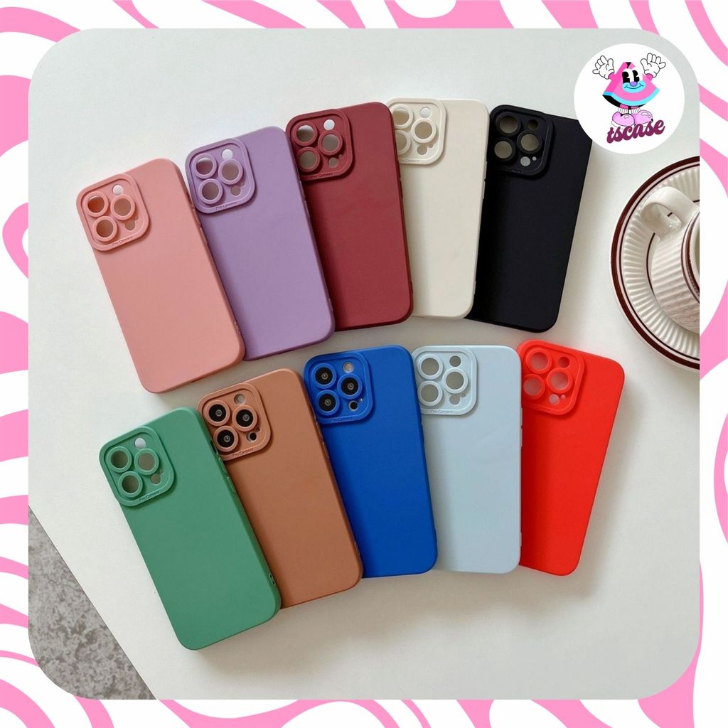 พรีเมี่ยม PRO CAMERA เคสธรรมดา vivo z1 s1 pro v27e redmi note 12 samsung a34 5g m14 y36 5g y27 4g