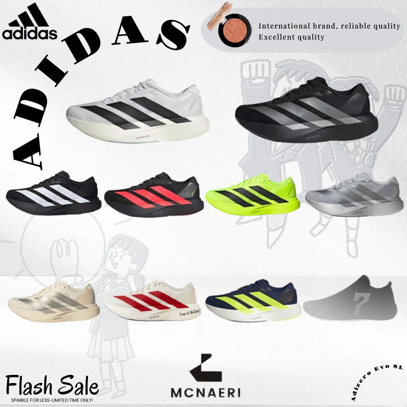 รอพรีออเดอร์/ของแท้  รองเท้ากีฬารุ่นฮิต Adidas Adizero Evo SL JH6206/JP7147/JP7149 ระบายอากาศได้ดี ส