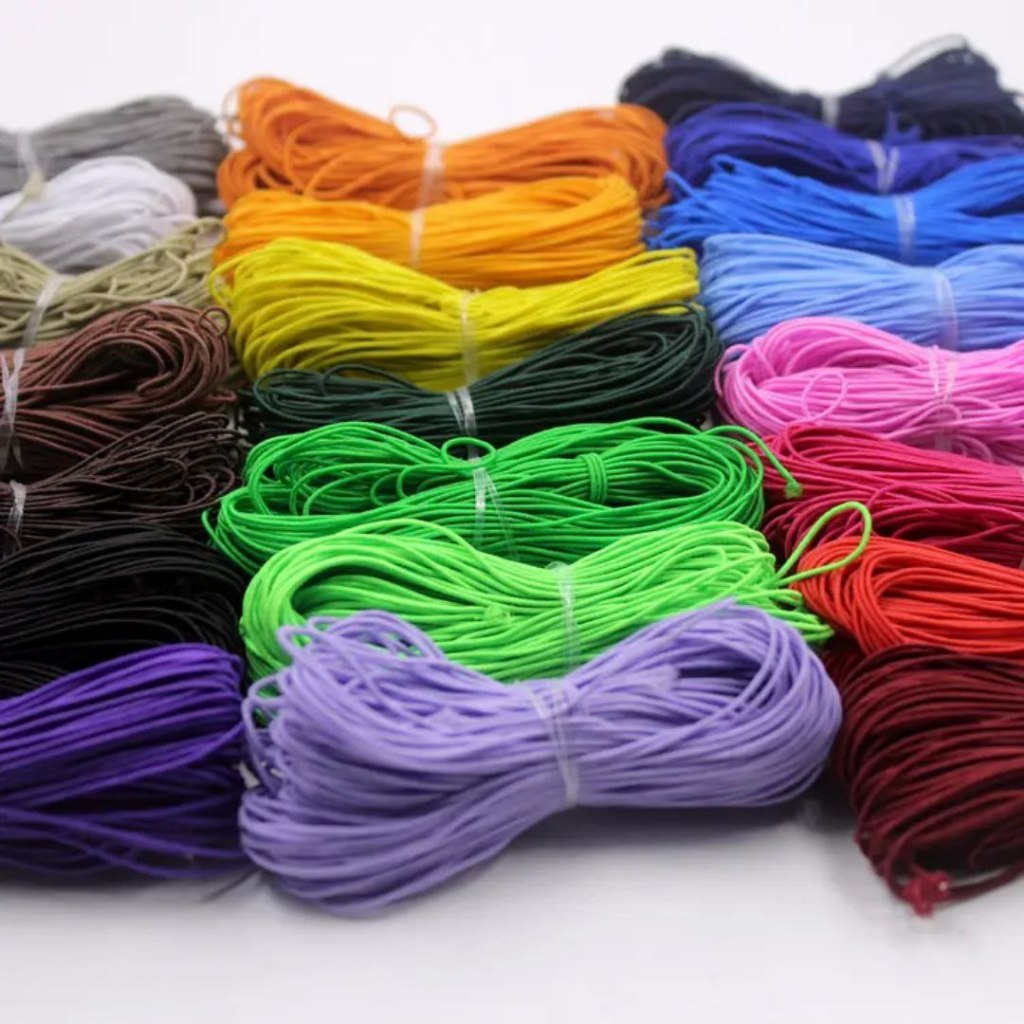 [2.5 mm] 1 mtr PLAIN RUBBER ROPE 2.5mm Elastic Sangkelit LA SONNE Paracord 2.5mm 2.5 mm