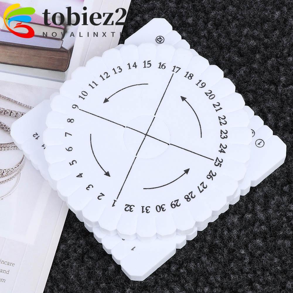 TOBIEMI เครื่องมือทําด้วยมือ DIY แผ่นถัก Braiding Disc/Disk Kumihimo เครื่องประดับออกแบบ Board