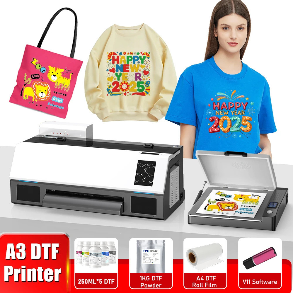 สําหรับ Epson Xp600 Dtf เครื่องพิมพ์ Impresora Dtf A3 โดยตรงฟิล์ม Transfer T เสื้อการพิมพ์ A3 พร้อม 