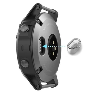 ซิลิโคนปกป้องพอร์ตชาร์จ ป้องกันฝุ่นและการอุดตัน Garmin Venu 4 3 Vivoactive 6 5 Forerunner 970 570 965 165 Fenix 8 7 6 Instinct 3 2