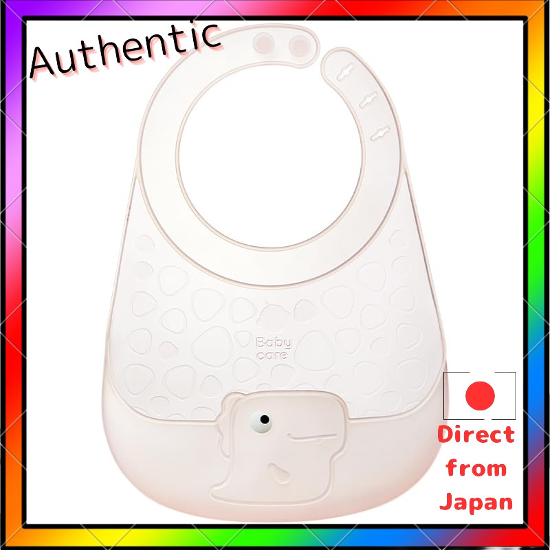 Silicone Baby Feeding Bib - Soft, Lightweight, and Cute No-Sleeve Apron for Kids (Light Blue)