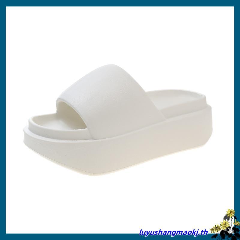 La mode รองเท้าแตะ วัสดุ EVA ลำลองสำหรับผู้หญิง พื้นรองเท้าหนามาก 2023NEW B90H2L4 34Z230825