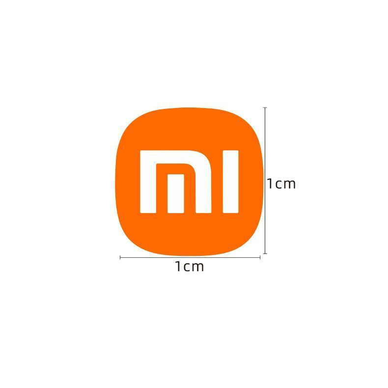 New Product#Suitable for Xiaomi phone camera decoration logo Thin Sticker Label mi Rice Noodles DIY Paste Non-metallic Label10Y