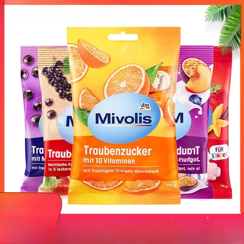 ยาเม็ดกลูโคส mivolis จากเยอรมนี สำหรับอาการน้ำตาลในเลือดต่ำ มึนศีรษะ พกพาสะดวก
