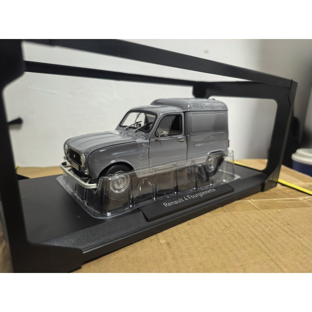 1/18 NOV NOREV Renault 4-van Renault4 gonnette รถจําลองรุ่นบรรจุภัณฑ์เดิมสีเทา Limited Edition รุ่นร