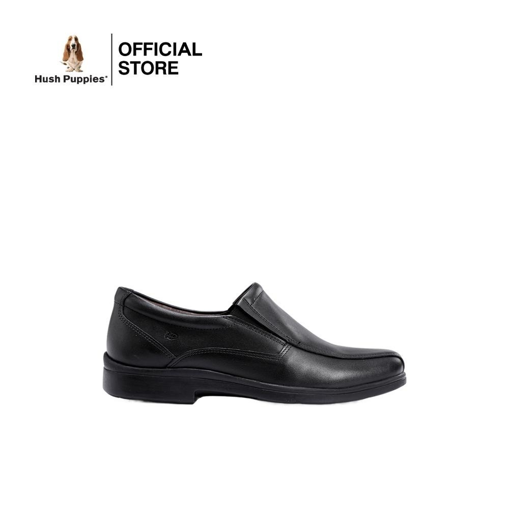 Hush Puppies รองเท้าผู้ชาย รุ่น  HP 8HDFB1215A - สีดำ (รองเท้าทางการหนังแท้ แบบสวม)