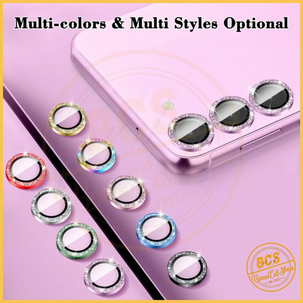 BCS - RING กล้องเพชรแหวนป้องกันหน้าจอ GLITTER สําหรับ INFINIX HOT 30i 40i 50 4G 5G 50i 60i 50 PRO PL