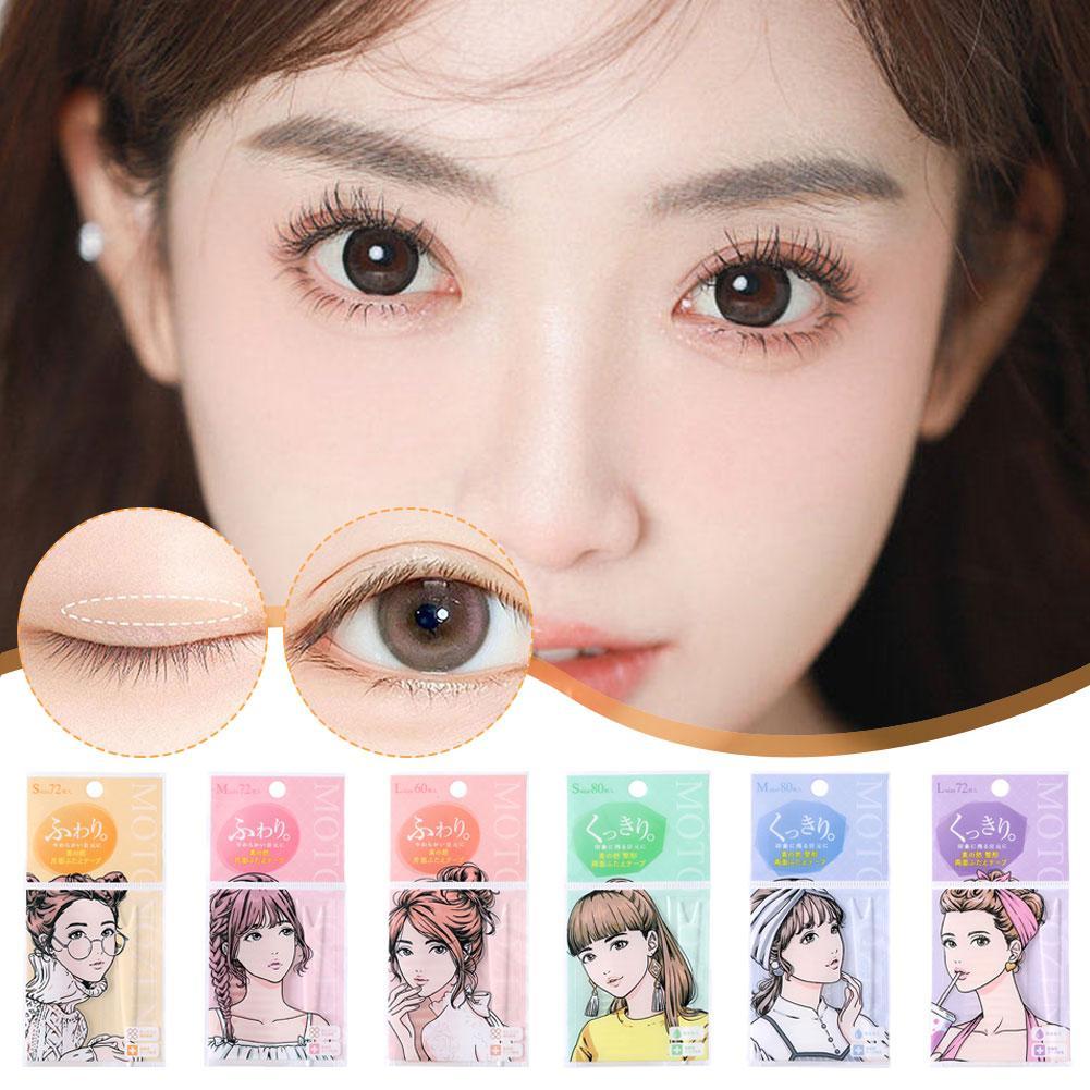 Motonozen Double Eyelid Patch ธรรมชาติที่มองไม่เห็นลูกไม้อายแชโดว์ Trace Double No Sided Patch U7t8