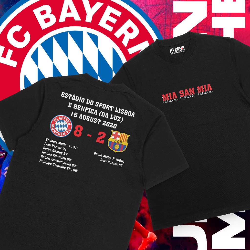 เสื้อยืด Heyground Bayern Munich "Munchen Barca 828" - แฟนๆ Bayer Munich/Mia San Mia