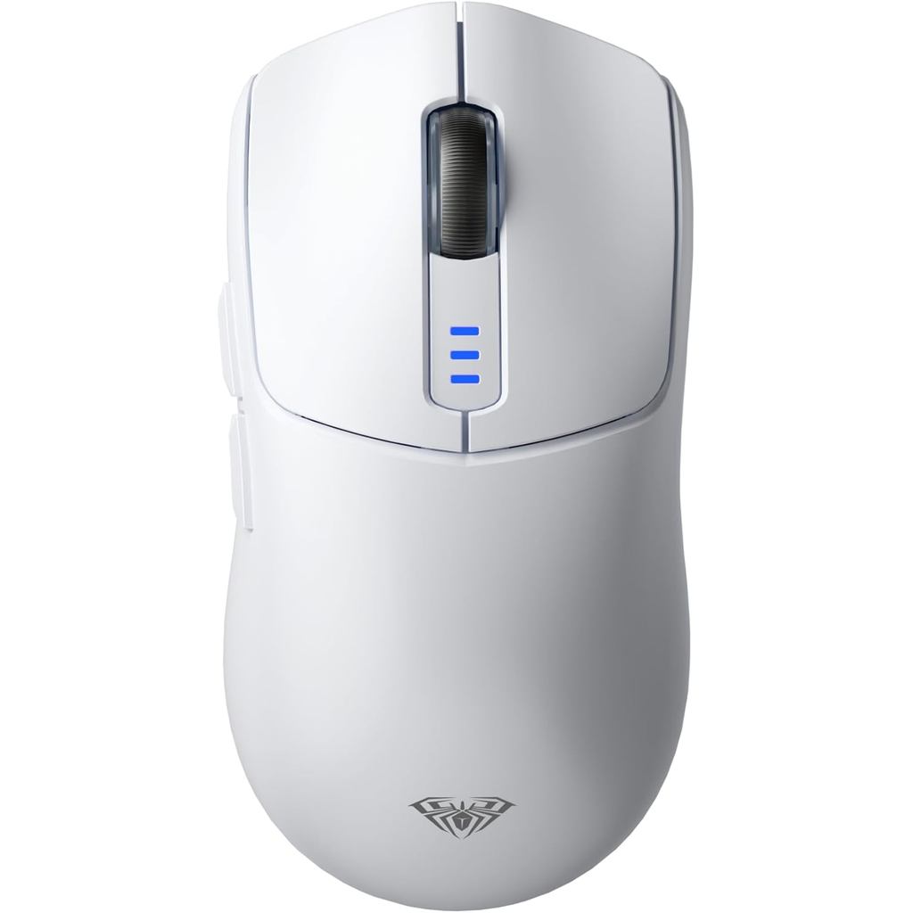 AULA SC580 เมาส์สําหรับเล่นเกมไร้สาย, Tri-Mode 2.4G/BT5.0/USB-C Gaming Mouse, 12000 DPI เมาส์ไร้สายแ