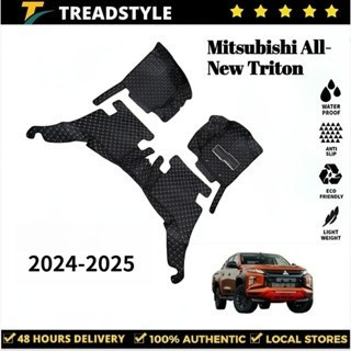 Mitsubishi All-New Triton 2024-2025 ชุด พรม พรมปูพื้นรถ พรมปูพื้น พรมกันลื่น พรมในรถยนต์ พรมรถ