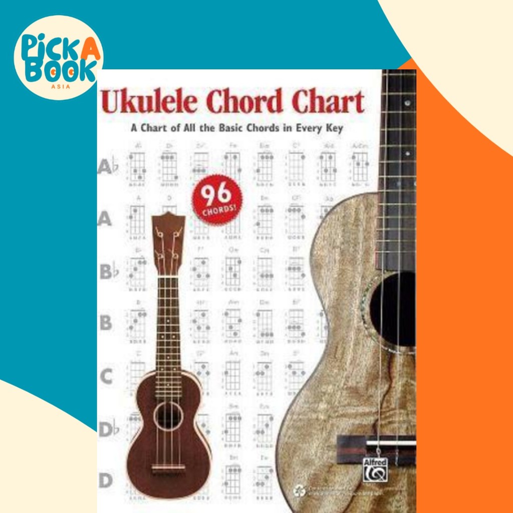 Ukulele Chord Chart โดย Ron Manus (ฉบับสหรัฐอเมริกาปกอ่อน)