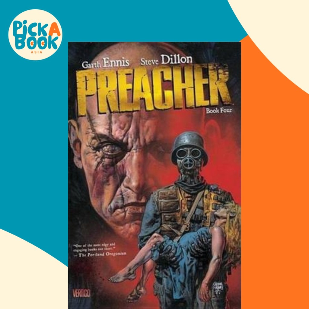 Preacher Book Four by Garth Ennis (ฉบับสหรัฐอเมริกา ปกอ่อน)