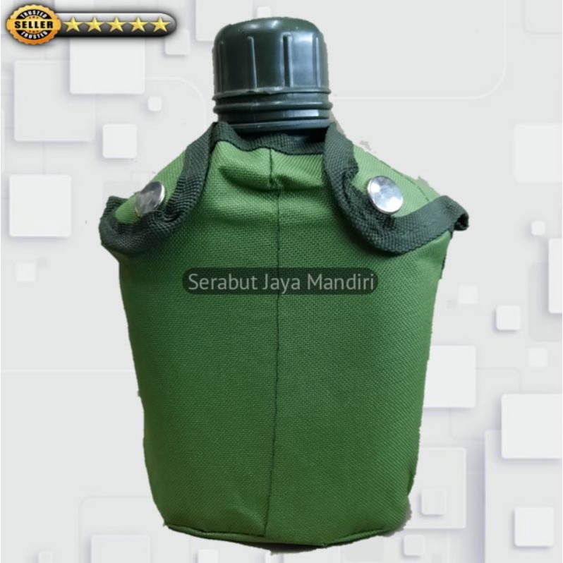 HIJAU AIGEN Veples Bottle TNI ขวดดื่มสีเขียว