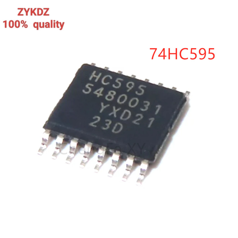 10 ชิ้น HC595 74HC595PW SN74HC595PWR ในสต็อก TSSOP-16