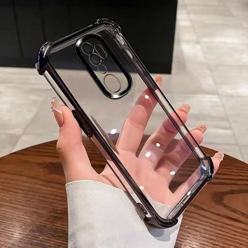 [ส่งจากไทย]เคสใส กันกระแทก สำหรับ สำหรับ Oppo A5 2020 A9 2020 ขอบสี Case TPU กันเลนส์กล้อง - รูปที่ 7