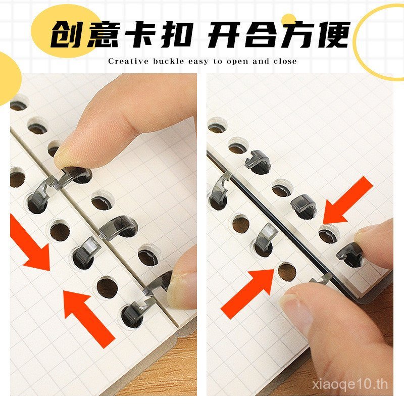 A4 Binder 9 หลุมเปลือก 3 หลุม Binder หัวเข็มขัด b5-แหวนหัวเข็มขัด Coil Binding Perforated Binder Bin