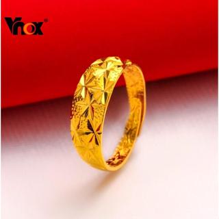 Vnox 24K Sand Gold Star Ring for Women Adjsutable Open Ring …