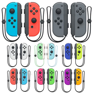จอยเกมไร้สายสําหรับเครื่องเล่น Nintendo Switch/NS Lite/NS OLED รุ่น Joycon ควบคุมเกมแพด จอยสติ๊ก เทอร์โบ สั่น ปลุก