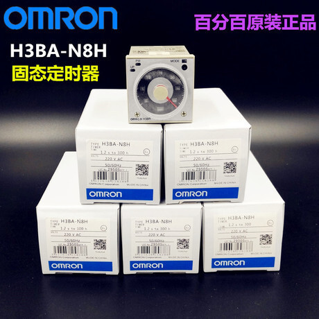 Original Omron H3BA-N8H รีเลย์เวลา AC220N H3BA-N DC24V H3CR-H8L H3C