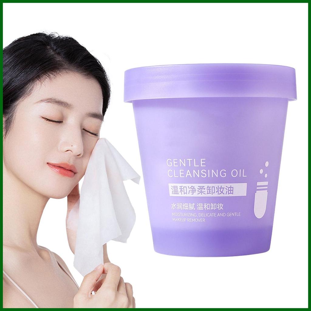 Oil Face Cleanser ทําความสะอาดล้ําลึก Nourishing แบบพกพา Moisturizing Face Cleanser น้ํามันสําหรับผู