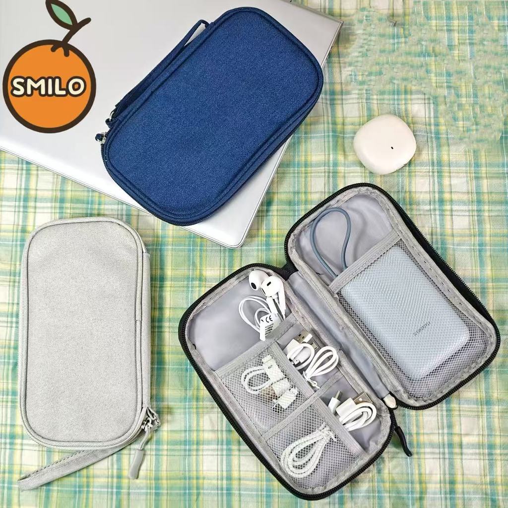 SMILO กระเป๋า powerbank กระเป๋าพกพา เดินทาง กันน้ํา แบบพกพา อุปกรณ์เสริมดิจิทัล กระเป๋า