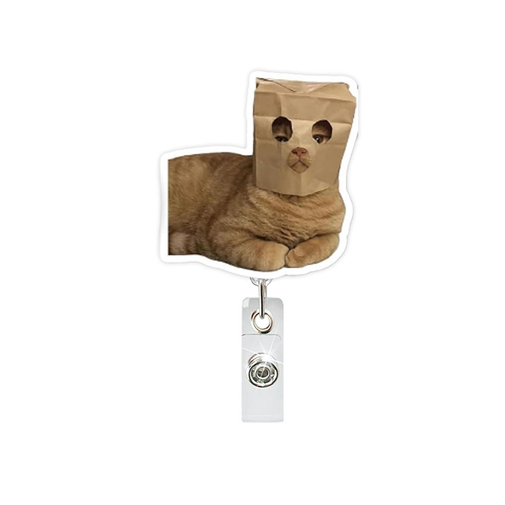 Compact อะคริลิค Badge Reel ทนทาน Retractable รูปที่ 3