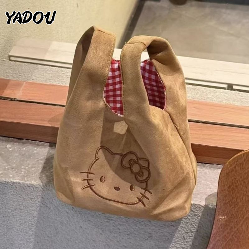 YADOU กระเป๋าถือ Commuters แบบปัก ความจุขนาดใหญ่