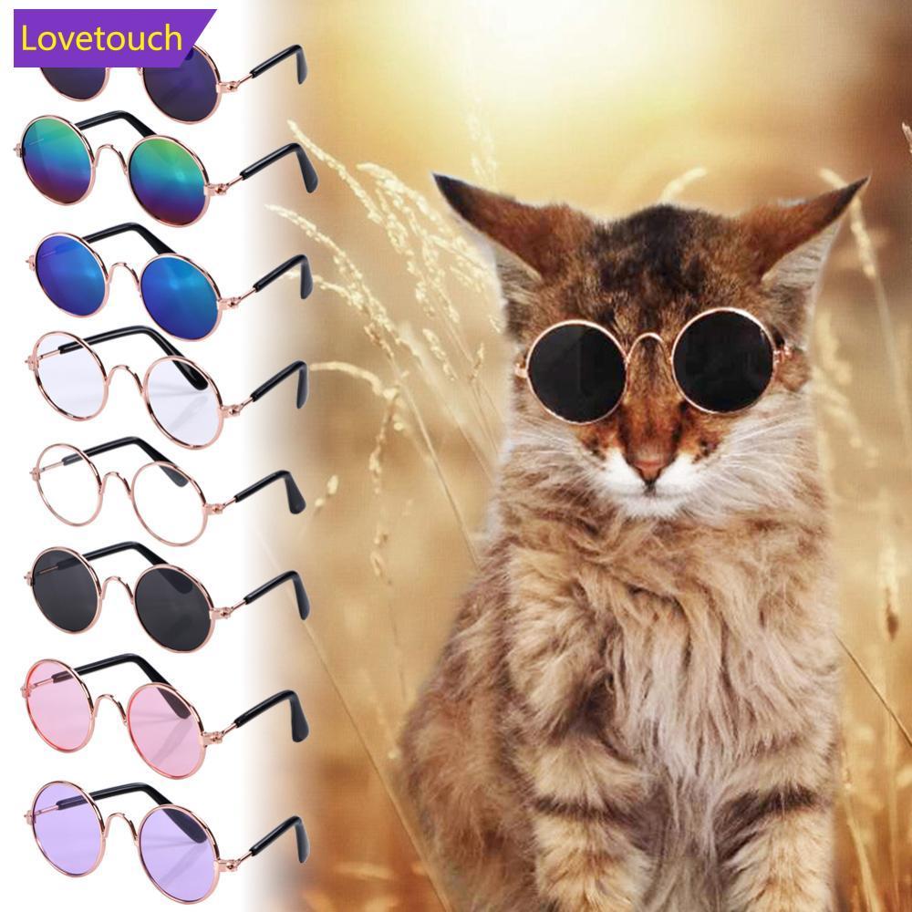 LOVETOUCH น่ารักตลกแฟชั่นแมวสุนัขแว่นตากันแดดสัตว์เลี้ยง Cool แว่นตา Puppy Cat Photo Props คอสเพลย์แ