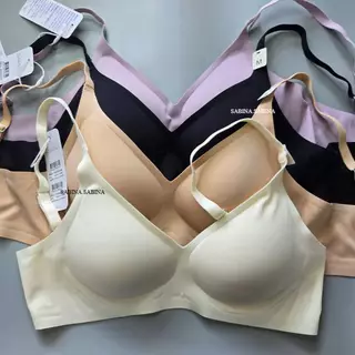 Sabina Habpy Pretty Perfect Level 1 เสื้อชั้นใน ไร้ตะเข็บ ไร้โครง รหัส HBU25006 แบบ ตะขอหลัง