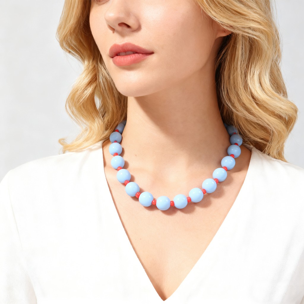 สร้อยคอลูกปัด Bo Ye สไตล์ Y2K สีสันสดใสนำสมัย เหมาะสำหรับสวมใส่ในโอกาสต่างๆ