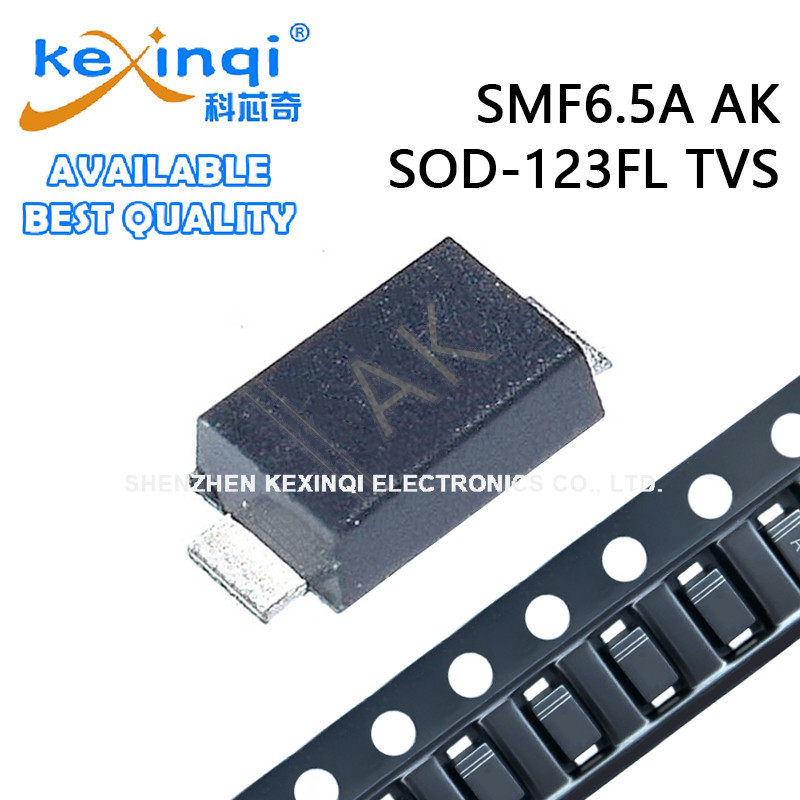 (20-100 ชิ้น) SMF6.5A AK SOD-123FL TVS ทรานซิสเตอร์ SMD ไดโอดไฟฟ้าสถิตและป้องกันไฟกระชาก