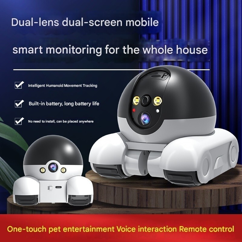 Pet Camera Elder Monitor Wifi 4G TwoWay Audio 360 Degree Rotation Cat Dog Smart Robot cam Pet Lovers