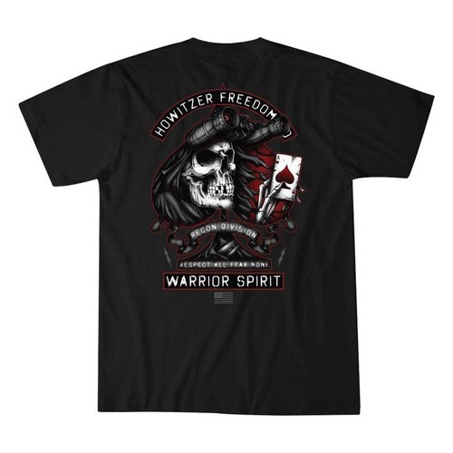 เสื้อยืดผู้ชาย Howitzer Style Freedom CO Military Grunt MFG