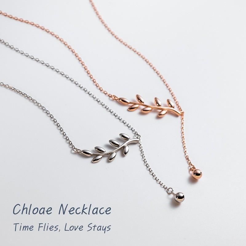 Chloae Necklace สร้อยคอเงินแท้ S925 [MERCELO]