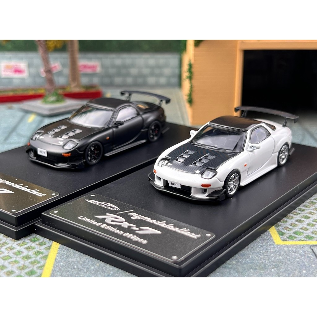 คลังสินค้าพร้อม MC 1: 64 Mazda RX-7 FD3S Amemiya RE Amemiya โมเดลรถโลหะผสม