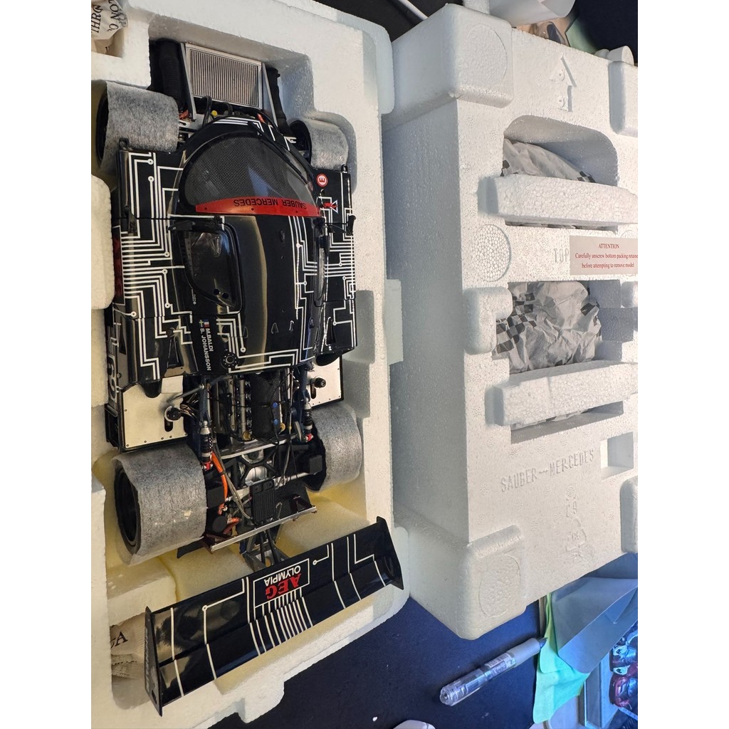 Exoto 1/18 Sauber Mercedes C9 Circuit Board No. 62 รถ exoto Mercedes-Benz Sober c9 1987 ซุปเปอร์คัพ 