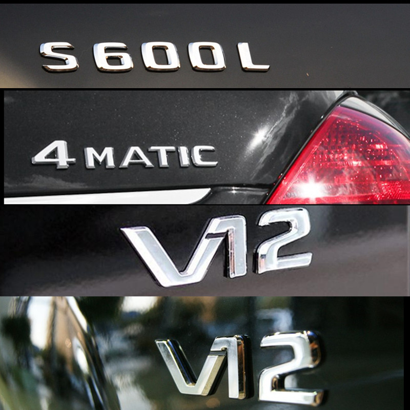 ใหม่แบบเก่า S300L S350L S400L S500L ดัดแปลง S600L V12 โลโก้รถเต็มรูปแบบ S600L โลโก้รถเต็มรูปแบบ