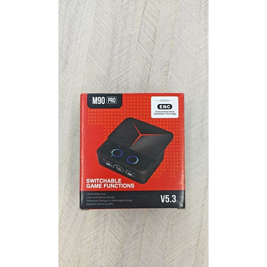 การค้าต่างประเทศ M19 M10 M90 F9-5C M28 ชุดหูฟังบลูทูธ TWS Touch จอแสดงผลดิจิตอลชุดหูฟังไร้สายกีฬา