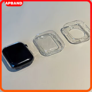 กระจกนิรภัย PC / TPU กรณี for Iwatch Ultra/SE 3 2 Apple Watch Series 11 10 9 8 7 6 5 49 45 46 42 44mmอุปกรณ์ปกป้องหน้าจอ