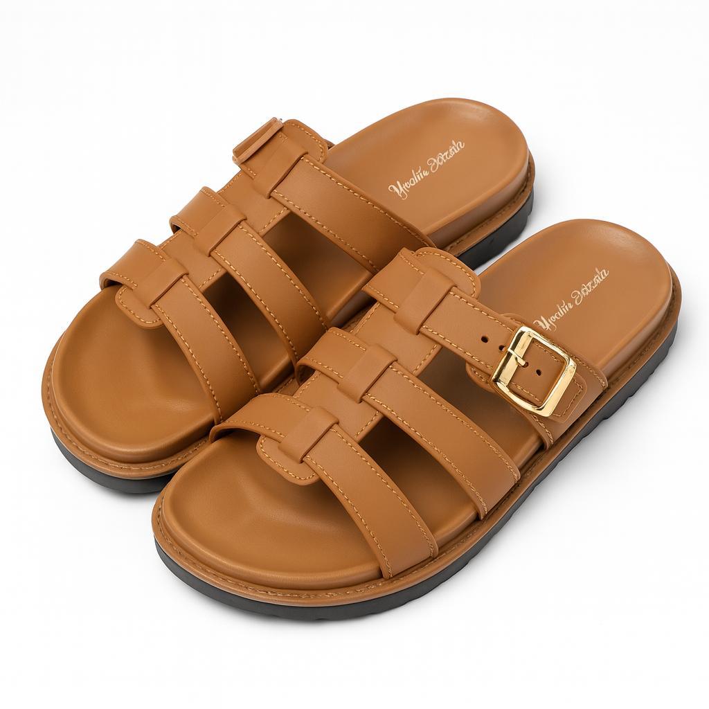 ELLEN รองเท้าแตะ Eva Slop นุ่มน้ําหนักเบาสําหรับผู้หญิง ยางกันลื่น 3