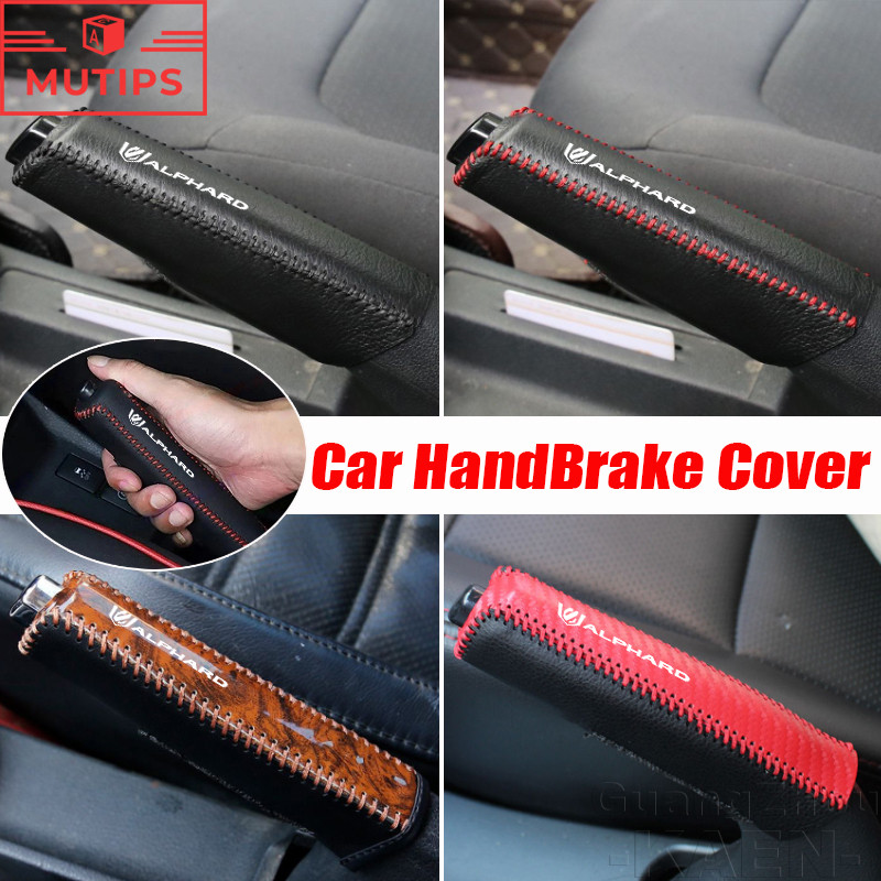 Toyota Alphard รถ Handbrake เบรกรถยนต์ Grip กรณีจับแขน Sleeve Boot สําหรับ เหมาะสำหรับ Alphard 40 30