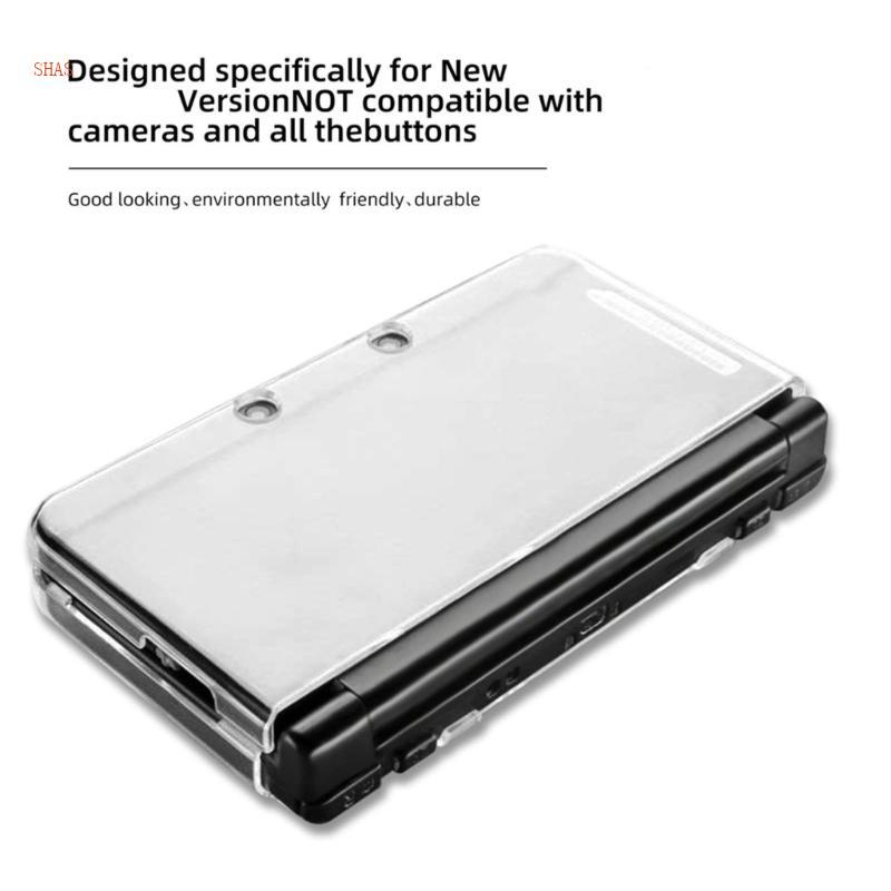 Shas Full Coverage Case เคสพลาสติกสําหรับ 3DS XL LL ใหม่ 3DS Gamepad Housing